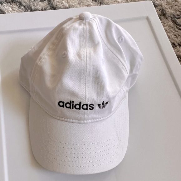 adidas Accessories - Adidas label white adjustable hat